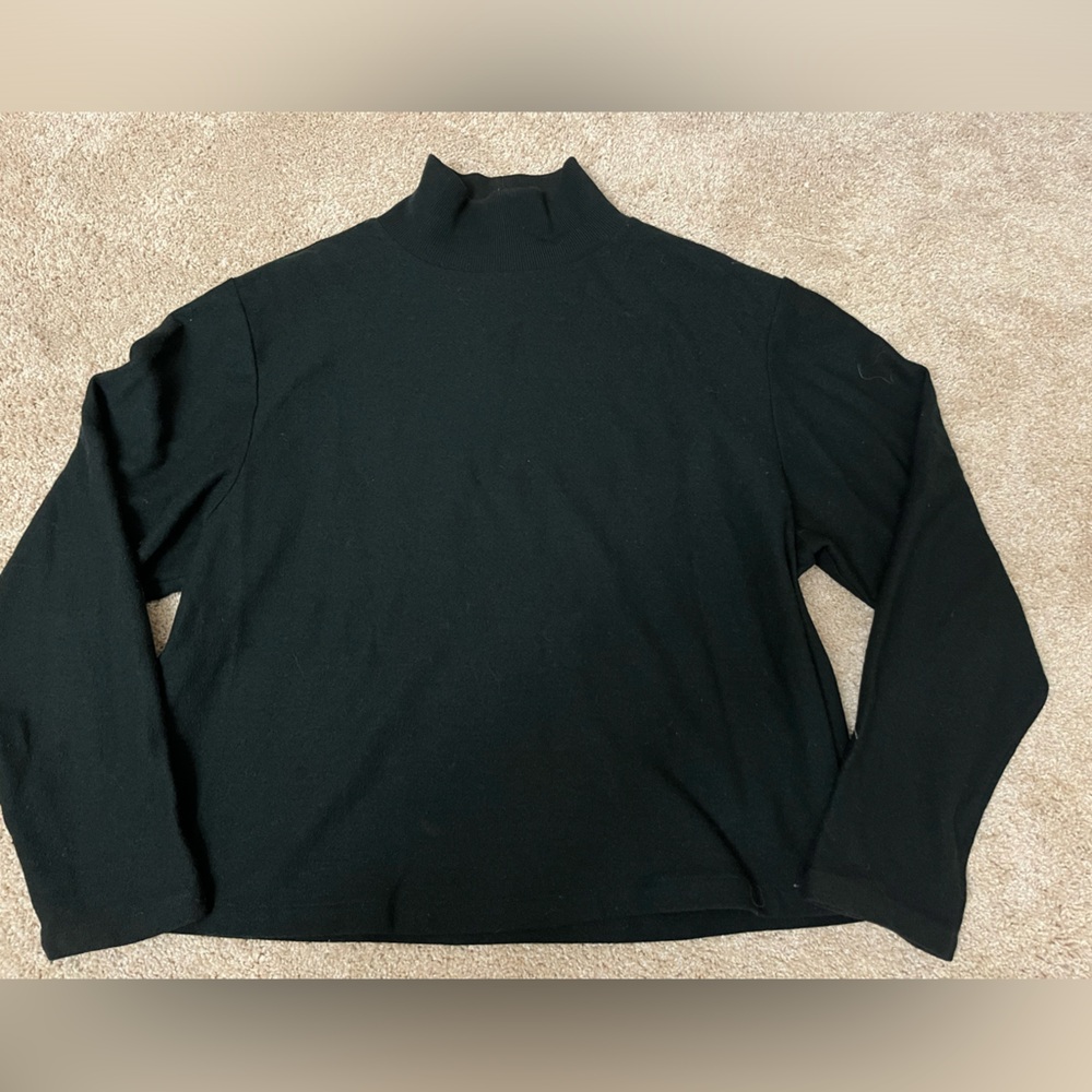 Eileen Fisher Black mockneck Sweater
